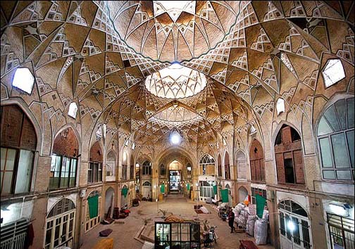 بازار تیمچه قم بزرگترین سقف ضربی ایران
