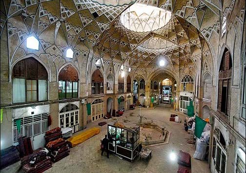 بازار تیمچه قم بزرگترین سقف ضربی ایران