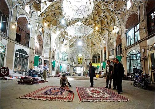 بازار تیمچه قم بزرگترین سقف ضربی ایران