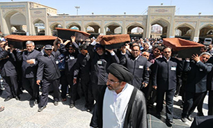 تدفین زائران عربستانی در جوار حرم مطهر رضوی+تصاویر