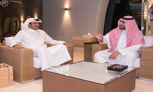 دیدار امیر قطر با جانشین ولیعهد عربستان