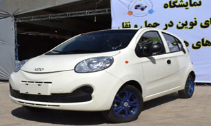 رونمایی از نخستین خودرو الکتریکی مدیران