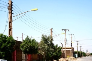 روشن شدن معابر 21 روستای کارون