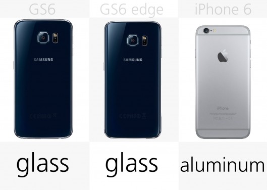 مقایسه Samsung Galaxy S6 و GS6 edge با iPhone 6