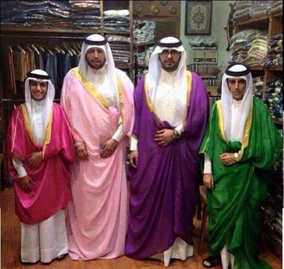 رنگ بندی سعودی&zwnj;ها + عکس
