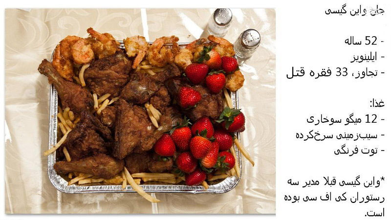 آخرین غذای محکومان به اعدام+ عکس