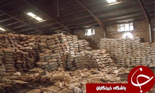 خروج چای خشک سنواتی از یکی از انبارهای تعاون روستایی در شهرستان  تالش