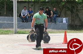 قویترین مردان شمالی در لاهیجان