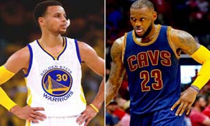 تکامل ستاره‌های NBA به  شکل استفن کری و لبرون جیمز