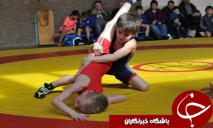 برگزاری رقابتهای کشتی آزاد نونهالان