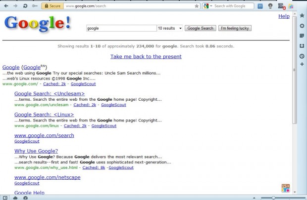 Google in 1998