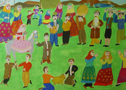 نمایشگاه "درد واره ها" در کتابخانه مرکزی