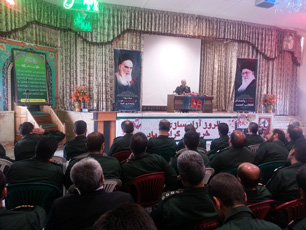 تجلیل از پاسداران نمونه سپاه انصار الحسین(ع)