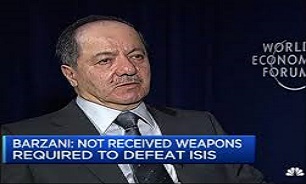مسعود بارزانی: برای آزادسازی موصل آماده ایم