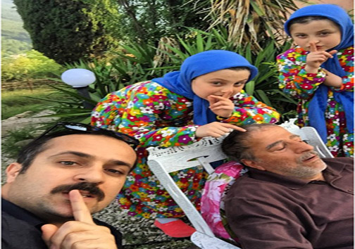 ارسطو، سارا و نیکا و پنجعلی در خواب+عکس