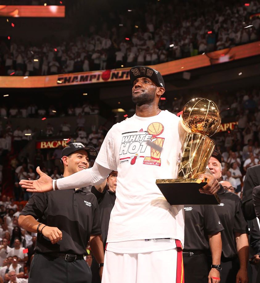 تصاویر منتخبی از لبرون جیمز در 5 فینال لیگ NBA