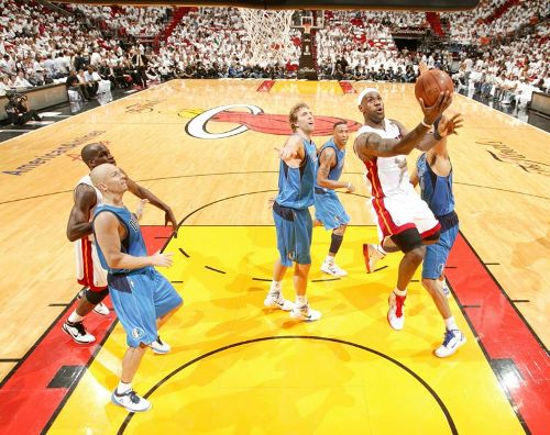 تصاویر منتخبی از لبرون جیمز در 5 فینال لیگ NBA