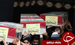 تجدید پیمان با 3شهید گمنام دفاع مقدس