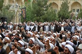 تجمع عظیم طلاب در فیضیه برگزار می‌شود‌