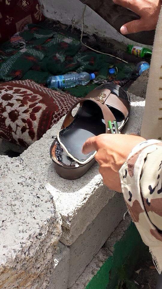 کشف دمپایی بمبگذاری شده در صنعا