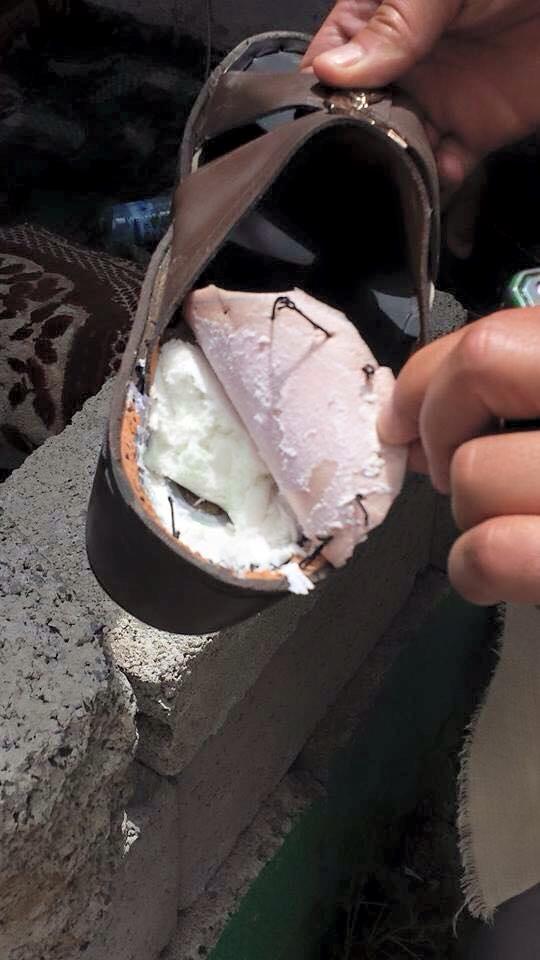 کشف دمپایی بمبگذاری شده در صنعا