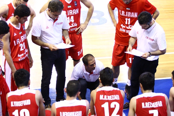تصاوير منتخب تيم ملي بسکتبال جوانان ايران مقابل کرواسي