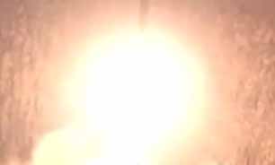 لحظه شلیک موشک اسکاد به سوی "عربستان" + فیلم