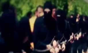 اعدام داعشیها توسط گروه مسلح جیش الاسلام + فیلم (14+)
