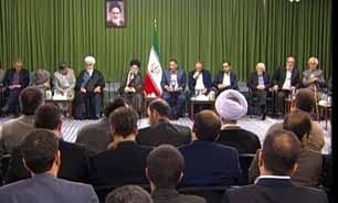 شعرخواندن درمحضر رهبری + فیلم