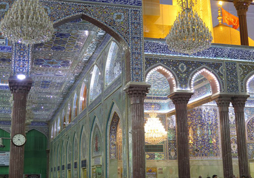 هنرنمایی ایرانی&zwnj;ها در حرم امام حسین(ع) + عکس