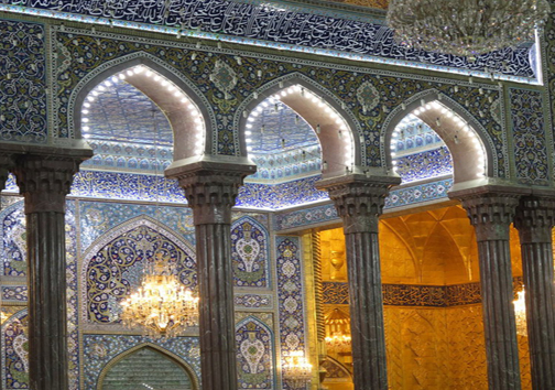 هنرنمایی ایرانی&zwnj;ها در حرم امام حسین(ع) + عکس