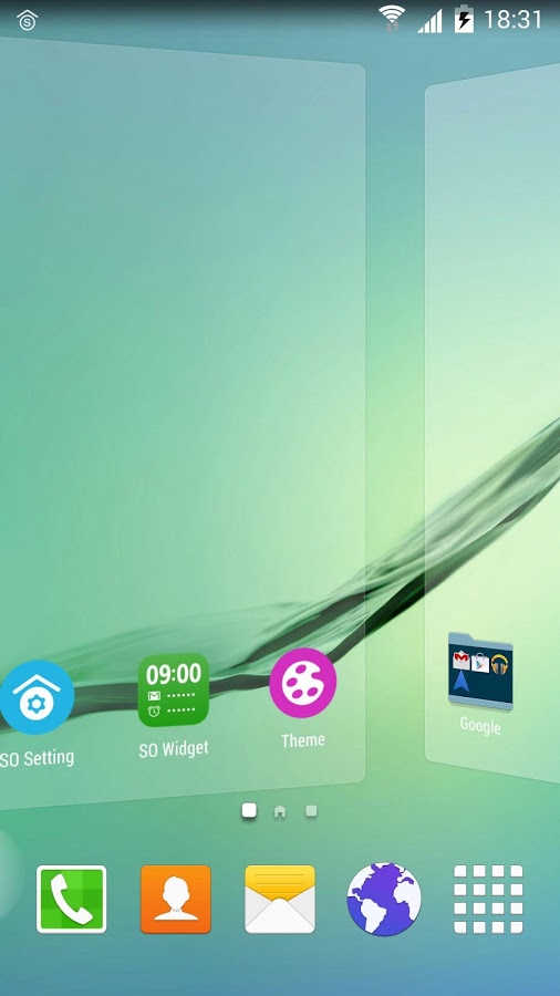 لانچر جدید Galaxy S6 + دانلود
