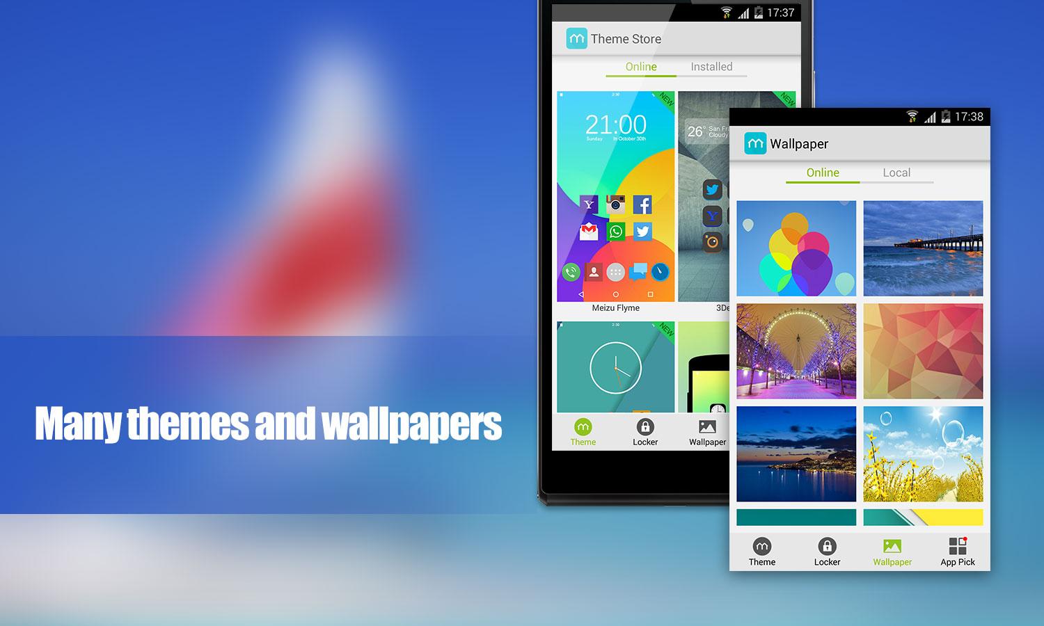 لانچر جدید M Launcher Android + دانلود