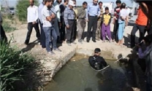 جوان 25 ساله گلپایگانی در استخر ذخیره آب عرق شد