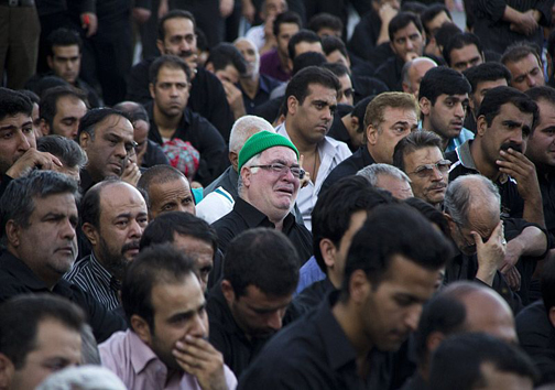 نخل برداری شهادت حضرت علی در حسینیه امام تفت+تصاویر