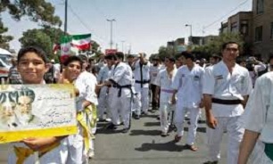 جامعه ورزشی استان چهارمحال و بختیاری در راهپیمایی روز جهانی قدس