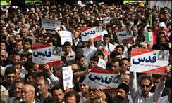 فریادهای مرگ بر آمریکا و مرگ بر اسرائیل و آل صعود در فضای خراسان جنوبی طنین انداز شد