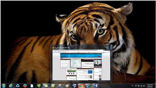 با چند كليك TASK BAR بزرگ كنيد +آموزش