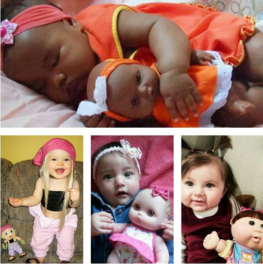 همزادهای عروسکی کودکان+ عکس