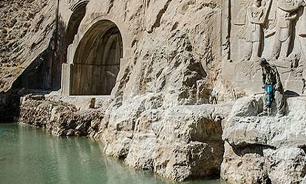 خشک شدن چشمه هاي طاق بستان + صوت