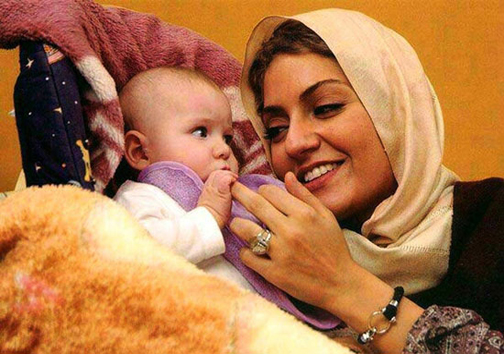 جدیدترین عکس مهناز افشار و دخترش