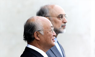 دیدار کوتاه صالحی و آمانو