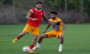 تمرین بانشاط سرخپوشان برگزار شد