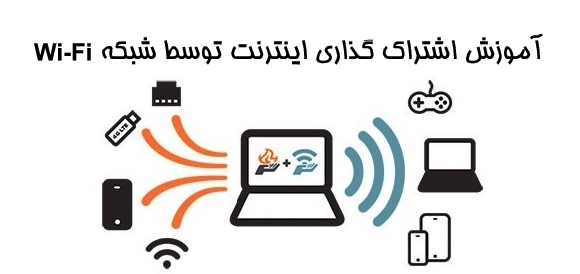 اینترنت خود را توسط WIFI با دگر سیستم عامل ها به اشتراک بگذارید + آموزش