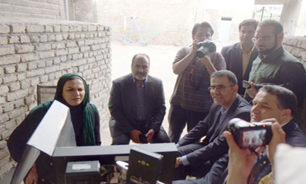 بازدید رییس سازمان سینمایی از پشت صحنه فیلم نرگس آبیار
