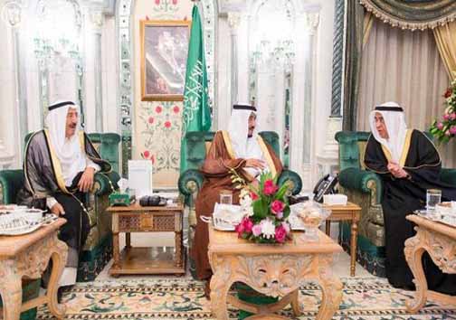 افطاری پادشاه عربستان سعودی در کنار امیر کویت+ تصاویر