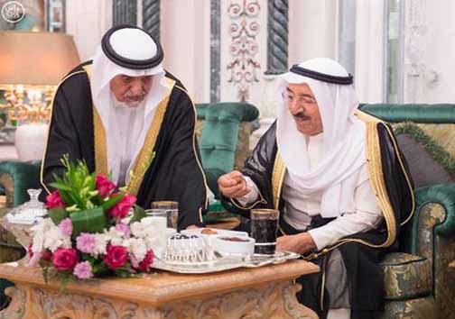 افطاری پادشاه عربستان سعودی در کنار امیر کویت+ تصاویر