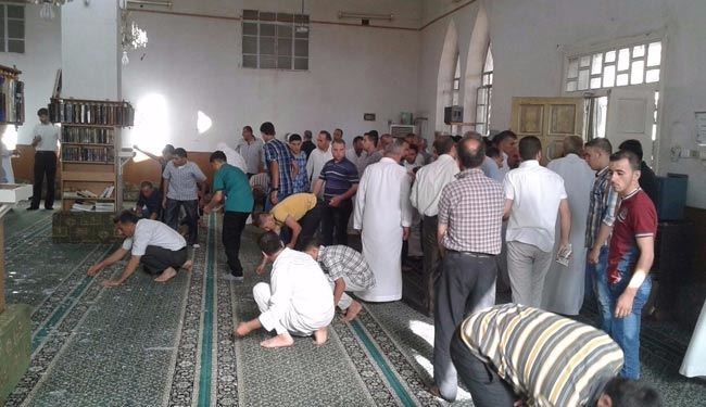 حمله تروریست&zwnj;ها به مسجد شیعیان در نبل و الزهراء