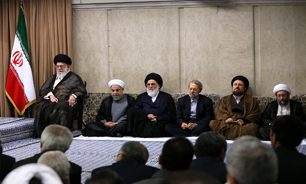 گزیده بیانات رهبر انقلاب در دیدار مسئولان نظام + صوت