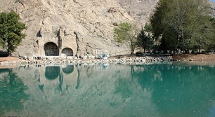 گورستان پارتی تاق بستان و آثاری که کشف شد